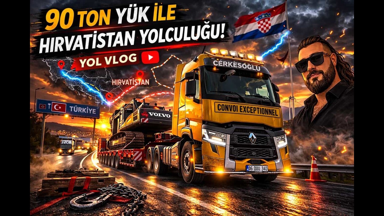 60 TON MAKİNA 30 TON TIR TOPLAM 90 TON İLE MACERA BAŞLASIN