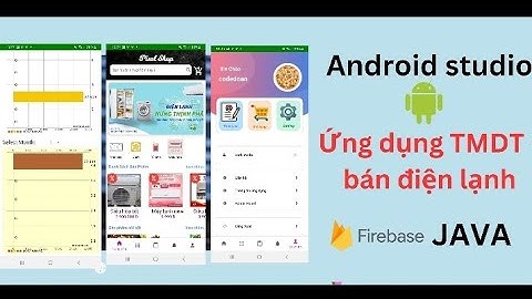Source code App TMDT - Bán điện lạnh đầy đủ chức năng có báo cáo