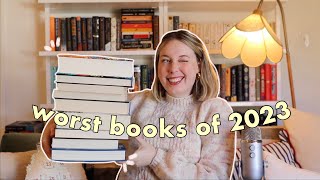 The WORST Books I Read in 2023! (so many popular disappointments)