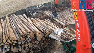 Incredible Wood Chipper Machine Working Skill, Extreme Fast Tree Shredder Easy