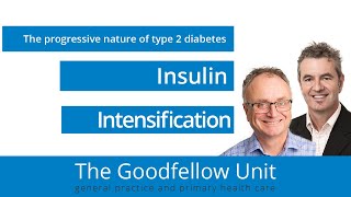 Goodfellow Unit Webinar: Insulin intensification in type 2 diabetes screenshot 2