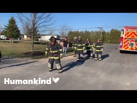 Frontline workers flock to chalk challenge | Humankind