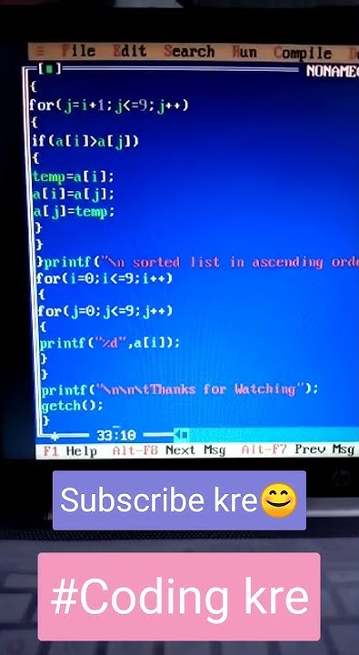 Array sorted list in ascending order #shorts #coding #program #Coding ...
