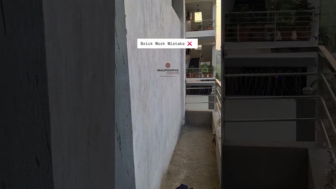 Brick Work Mistake❌️ | site visit 