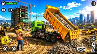 Mega City Road Excavator Game - Heavy Construction Simulator- Android Gameplay #2  screenshot 5