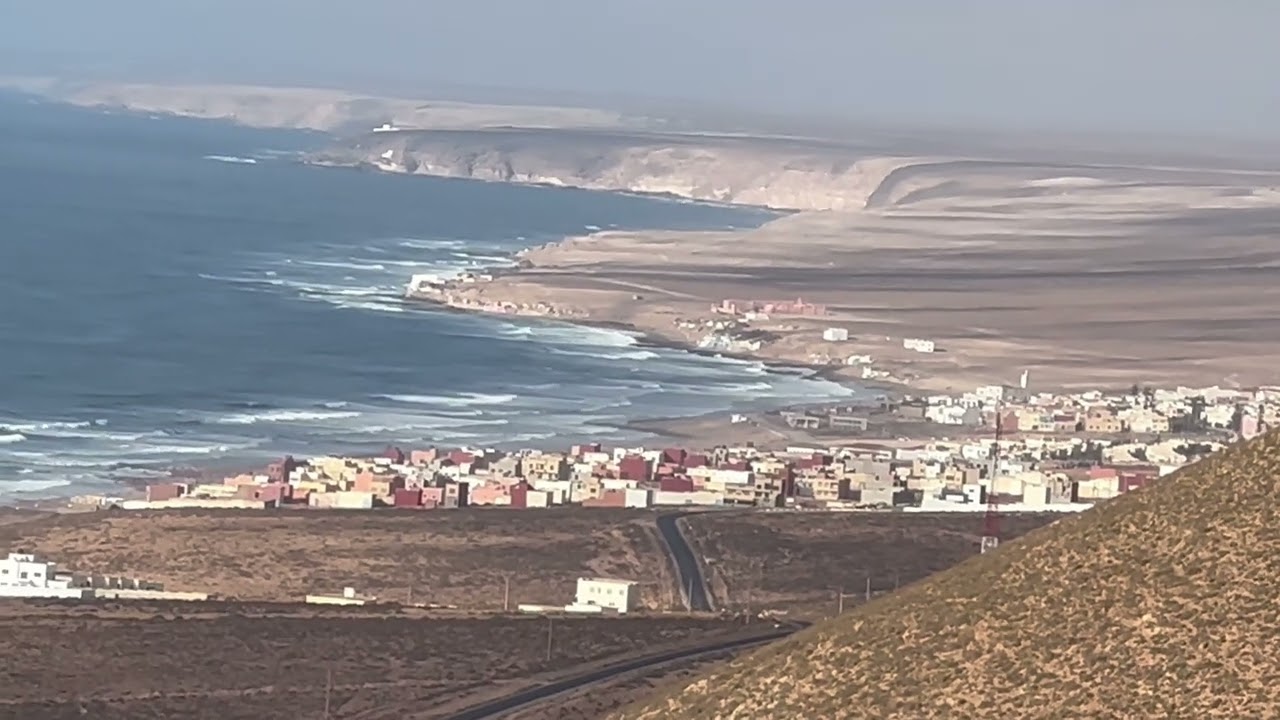 Aglou plage l'OCEAN atlantique maroc