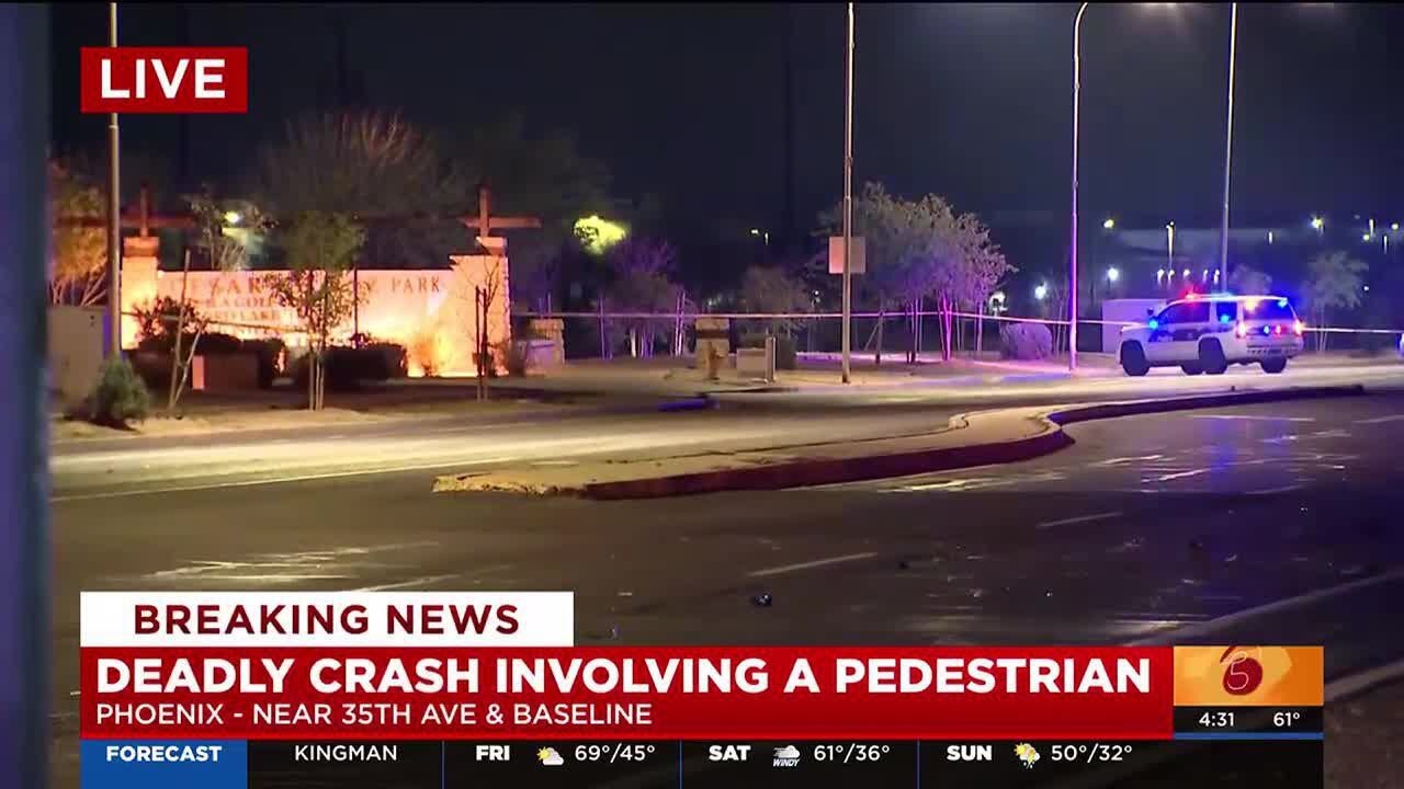 Person dead after being hit by a car in Laveen - YouTube