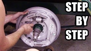 How-To Replace All Trailer Brakes; Backing Plate, Cyl, Pads and Bleed System