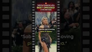 Sabrina Carpenter wins BEST DRESSED at the Met Gala