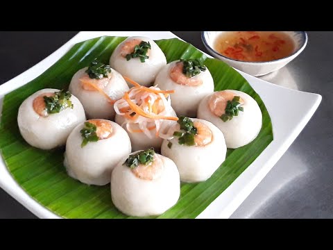 Video Món ăn vặt: Bánh ÍT TRẦN nhân tôm, thịt (chia sẻ công... - youtube