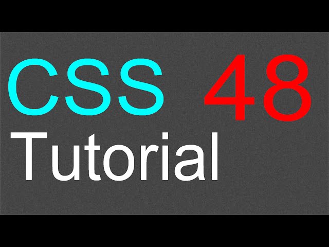 CSS Tutorial for Beginners - 48 - Review and descendant selector - Selectors Part 1