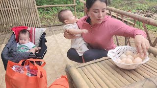 Harvesting Eggs On The Farm - The Life of a 17-year-Old Single Mother | Ly Khang Anh