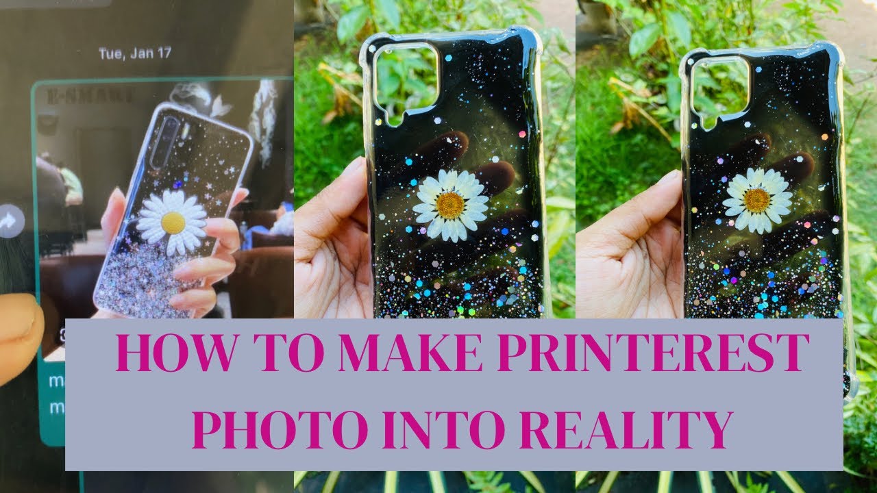 behandeling Lief dief How to make printerest photo to real one❤️ Resin back cover design🌻 # printerest #resin #resinart - YouTube