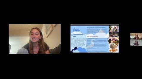 Reese Hoffmann & Lauren Habib Intercultural Virtual Exchange Presentation