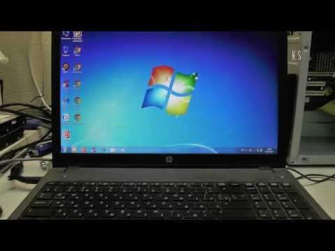 Мерцает экран ноутбук HP