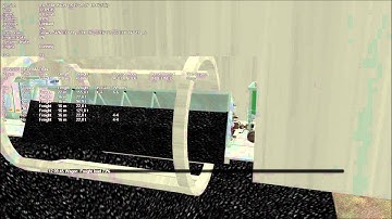 Open Rails: unloading of gondola wagon with rotary dumper