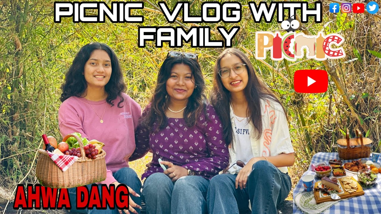 PICNIC VLOG  ||  AHWA DANG  ||  ENJOYING WITH FAMILY 