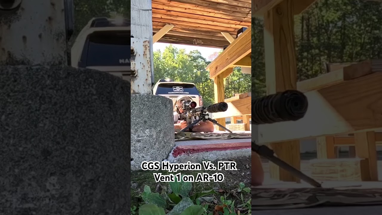 CGS Hyperion vs PTR Vent 1 — Which Suppressor Wins on a 6.5 creedmoor AR-10? 