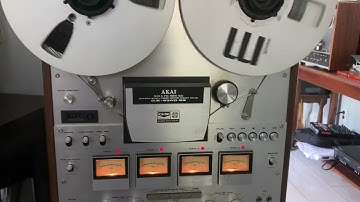 AKAI GX 630D SS 10.5 inch 4 channel reel to reel demo
