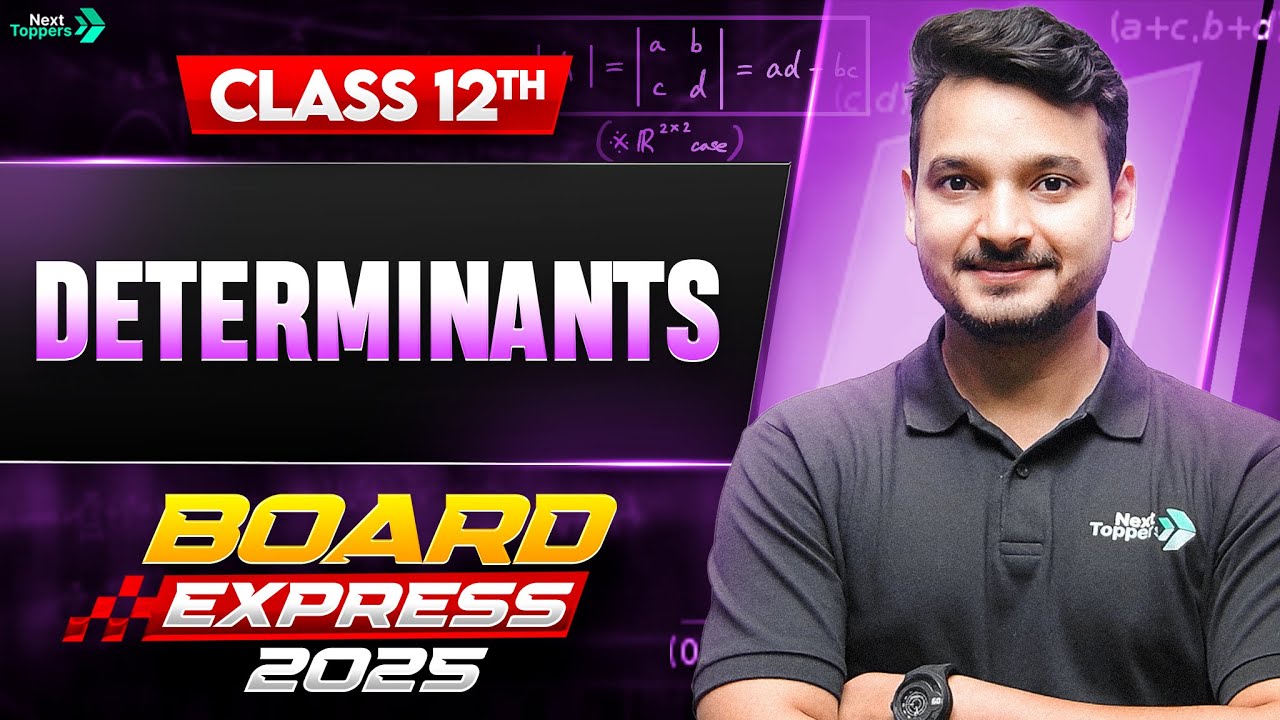Determinants in 15 Mins⌛ | Class 12 Maths Chapter 4 Important Questions | CBSE Board 2024 Exam