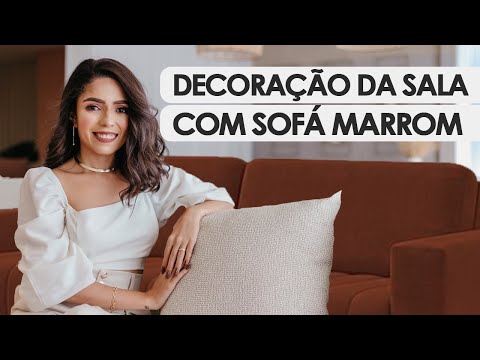 COMO COMBINAR A DECORAÇÃO DA SALA COM SOFÁ MARROM