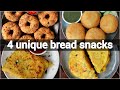 4 unique leftover bread snacks recipes | interesting bread snacks recipes for kids
