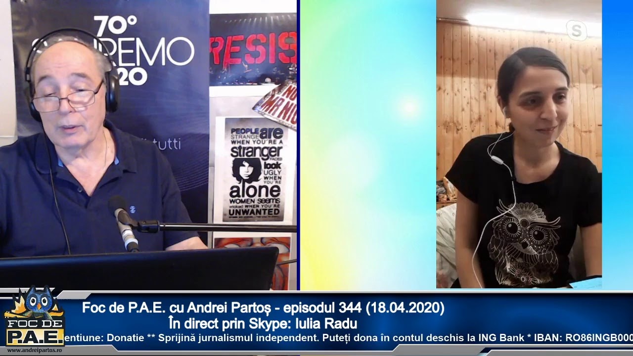 Foc de P.A.E. cu Andrei Partoș - episodul 344 (18.04.2020)