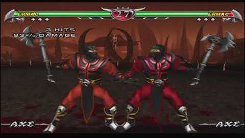 MK: deception - Konquest - Training with Ermac and defeating ashrah