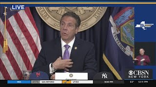 Gov. Andrew Cuomo Makes Broadway And Baseball Announcement