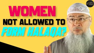 Women not allowed to form a halaqa without a person of knowledge? | Sheikh Assim Al Hakeem -JAL screenshot 2