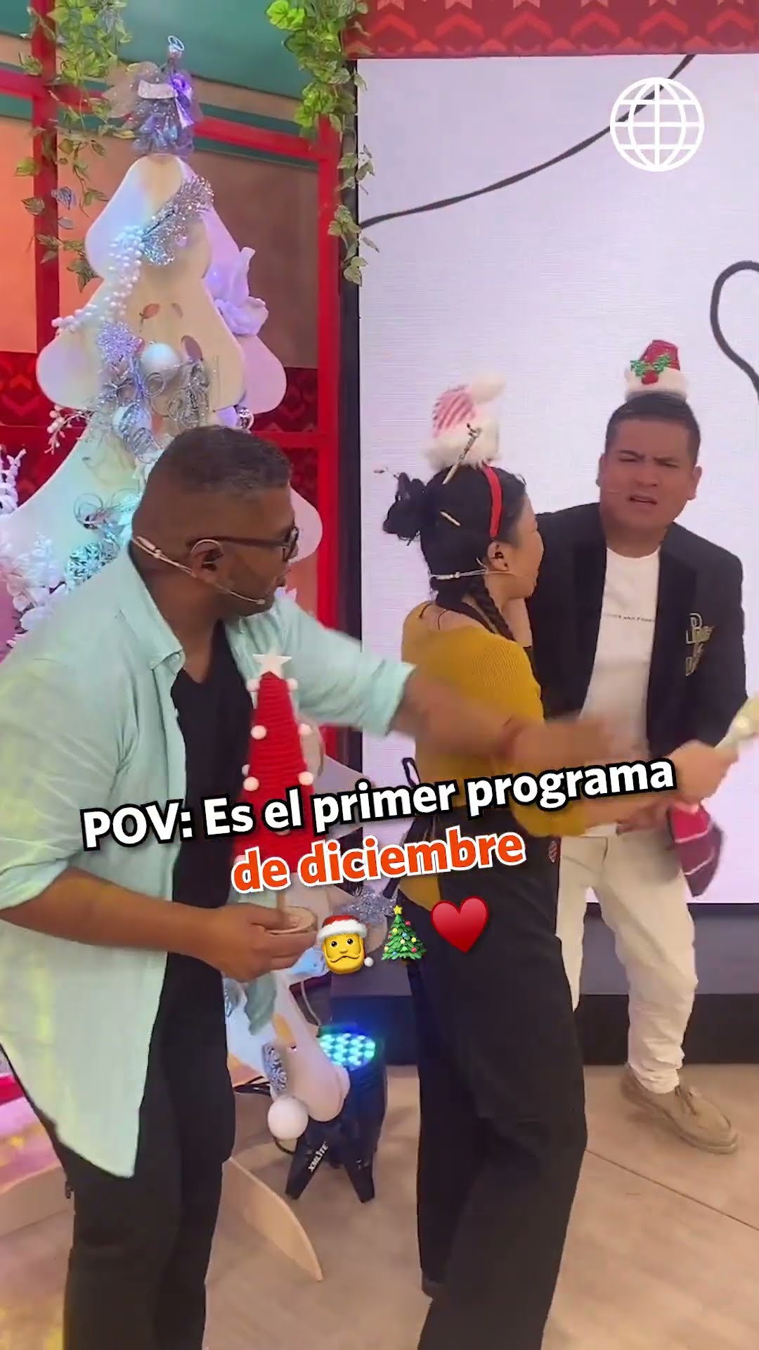 #EnLaMesa Se acerca la navidad y Choca, la chinita Li y @elchicodelasnoticias lo saben ?✨