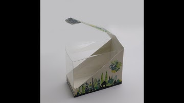 Custom Counter Display Box With Clear Window