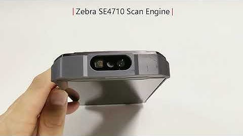 BX P5502 PDA 1D 2D QR barcode scanner NFC handheld terminal video 02