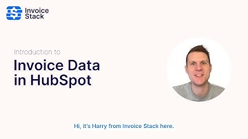 Introduction to Invoice data inside HubSpot