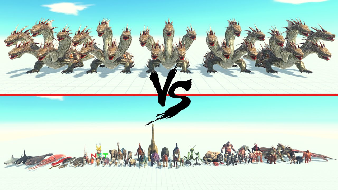 5x Hydra Vs All Units ARBS | Animal Revolt Battle Simulator