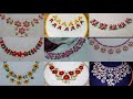 Very easy boatneck hand embroidery designs / necklace style embroidery necklines