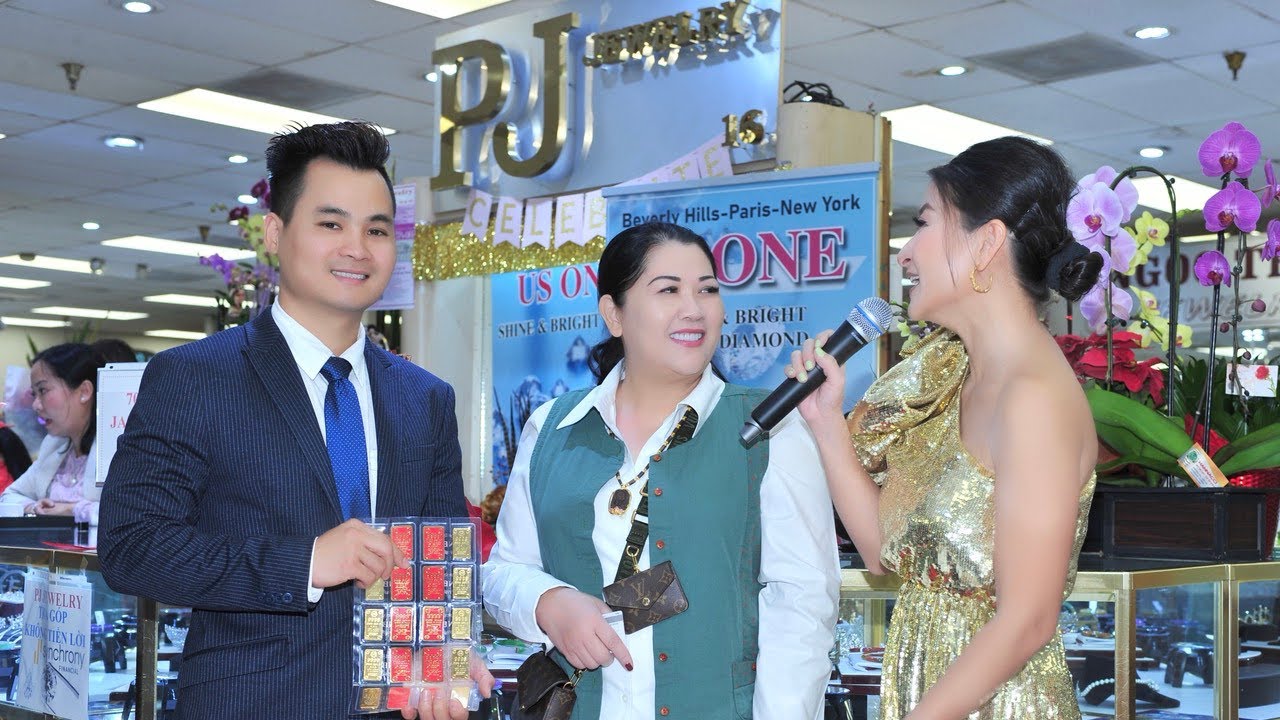 PJ JEWELRY Tiệm vàng phước lộc thọ Grand Opening 2022 - youtube