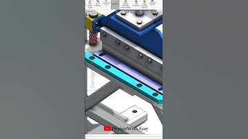 Hydraulic Press Brake #designwithajay #solidworks #engineering #design #designwithajay #cad