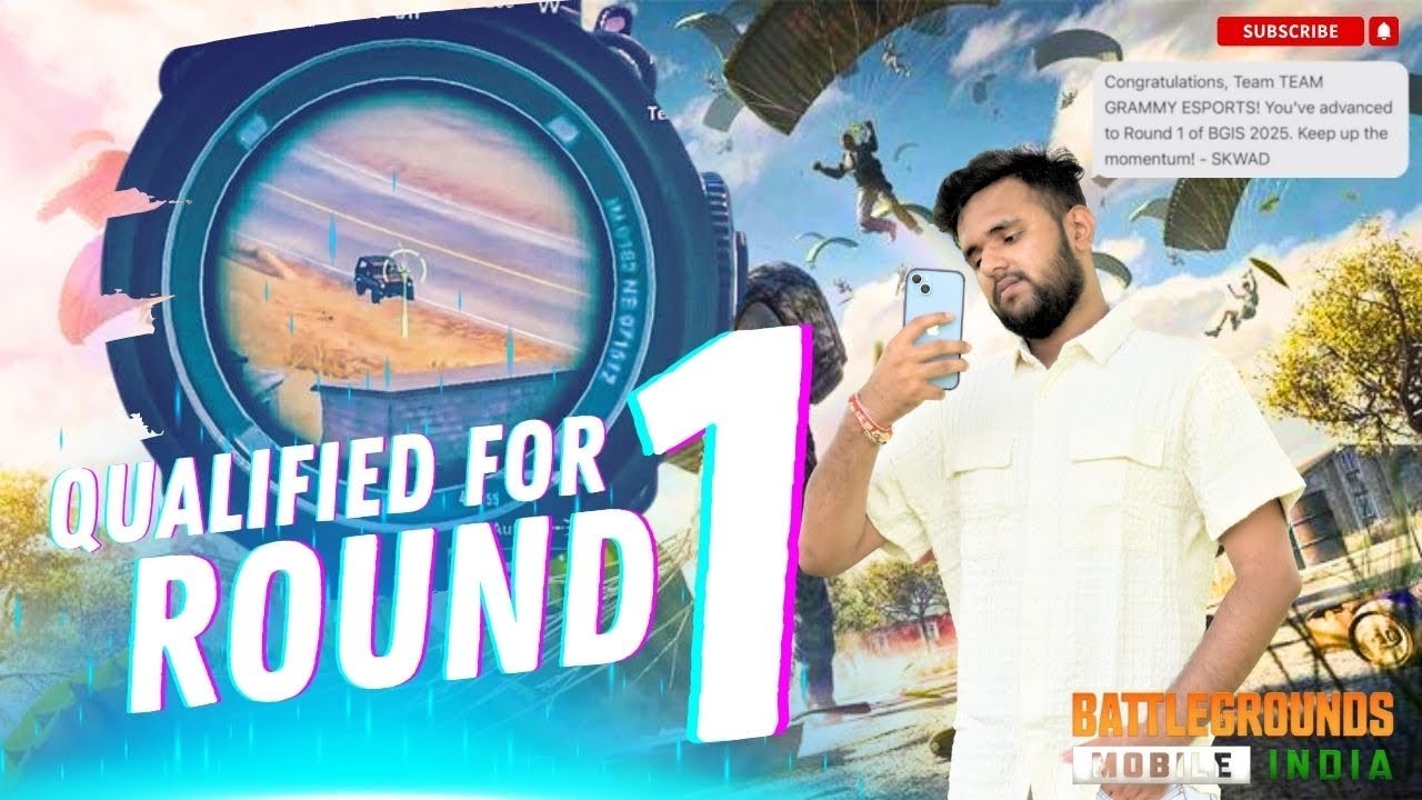 QUALIFIED FOR BGIS ROUND 1 2025 #bgmi #bgis #bgis2025 #esports - YouTube