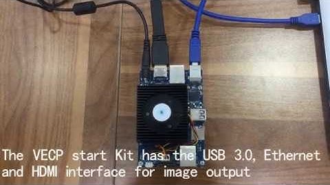 VECP Start Kit based on Zynq UltraScale+ MPSoC image output test