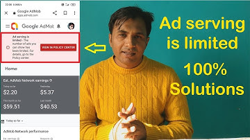 Ad serving is limited on Admob account | How to remove ad serving limit on app