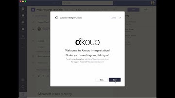 Akouo Interpretation for MS Teams