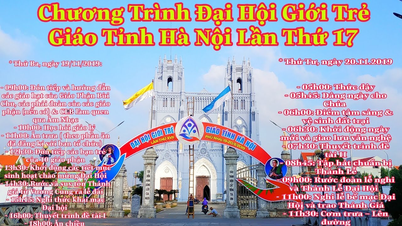 Chương Trình Đại Hội Gioi Trẻ Giáo Tỉnh Hà Nội Lần Thứ 17 YouTube