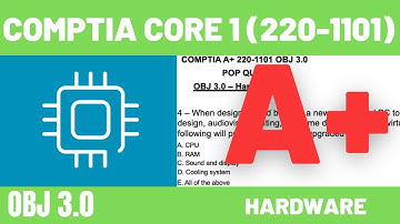CompTIA A+ Core 1 (220-1101) OBJ 3.0 Hardware PopQuiz5