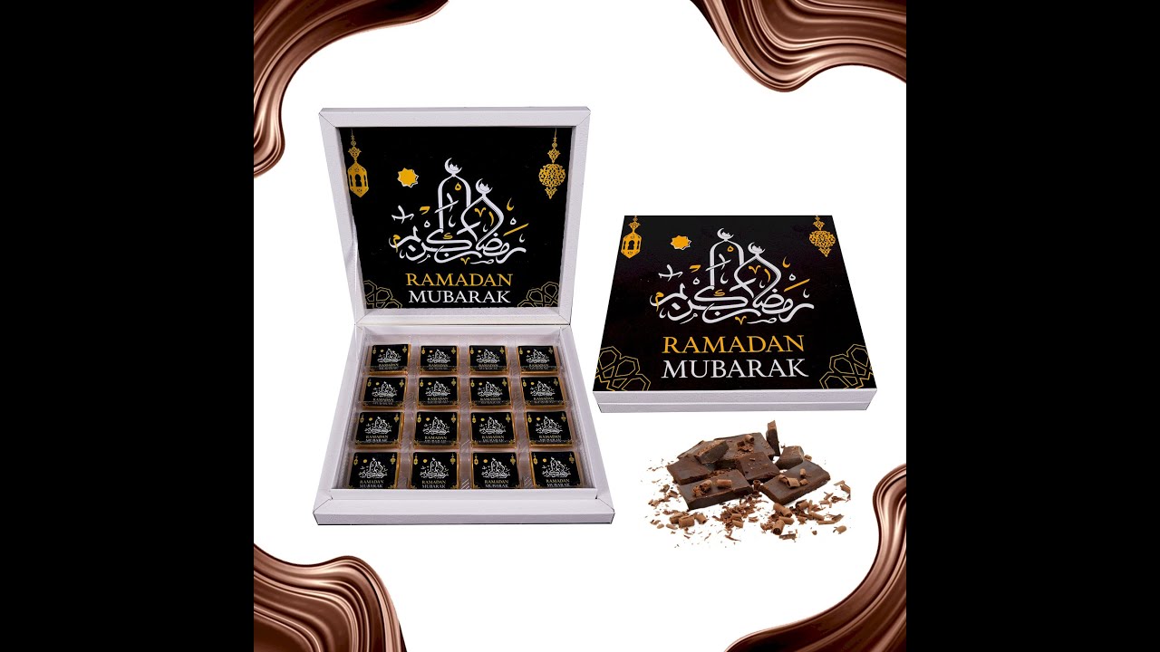 Ramadan Kareem Eid Mubarak Chocolate Favors Box Table Décor Wedding Baby Shower Birthday Ameen Gifts