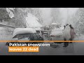 Heavy snow in northern Pakistan leaves at least 22 dead