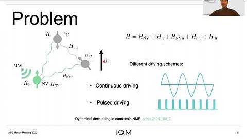 Simulating nanoscale NMR problems on a Co-Design quantum computer, part I