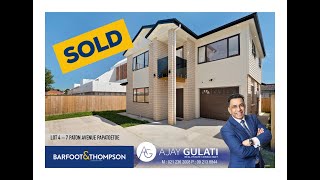 SOLD - LOT 4  -7 PATON AVENUE PAPATOETOE  - Ajay Gulati  - Real Estate Consultant  - Barfoot Manukau screenshot 5