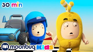 Car Racing | Oddbods Cartoon | Kids Videos | Moonbug Kids After School
