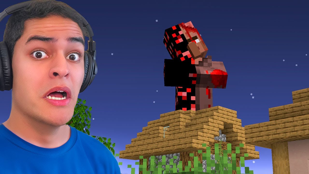 Entrei no mundo do villager bugado e isso apareceu...